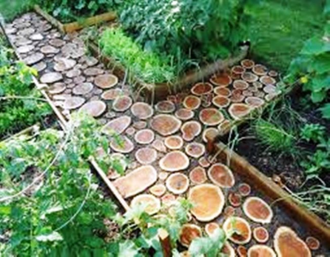Дорожки из древесины